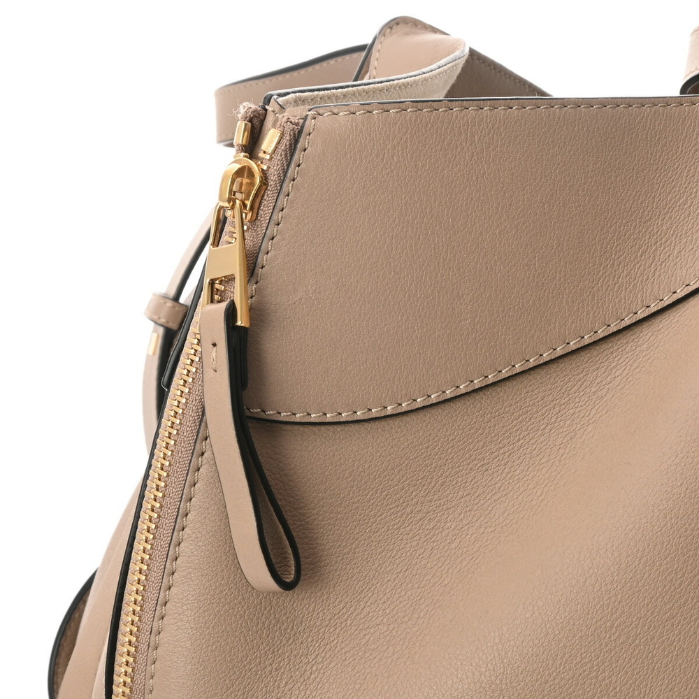 Loewe Hammock Bag Small Sand Classic Calf Shoulder Back - Picture 10 of 15